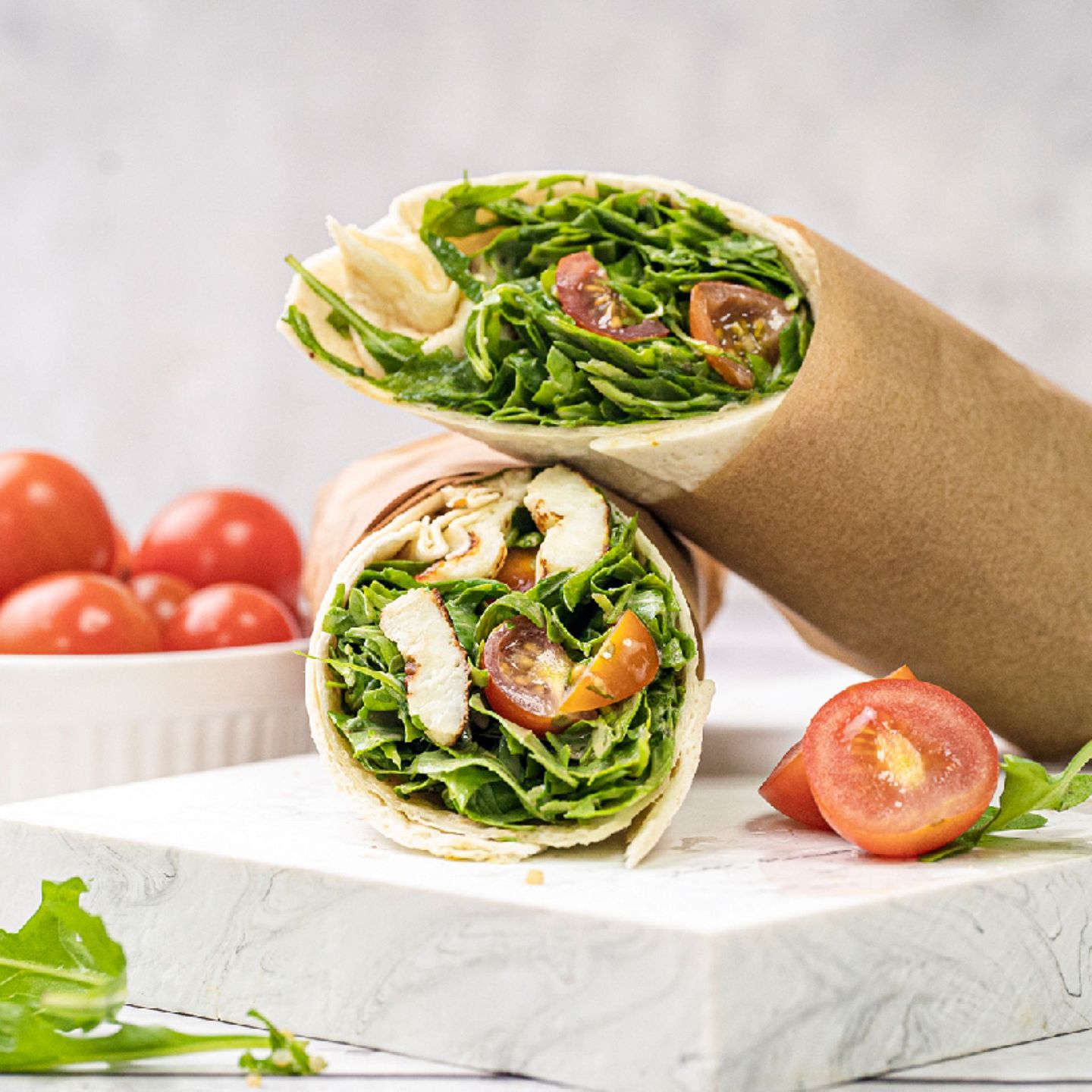 Halloumi Rocca Wrap