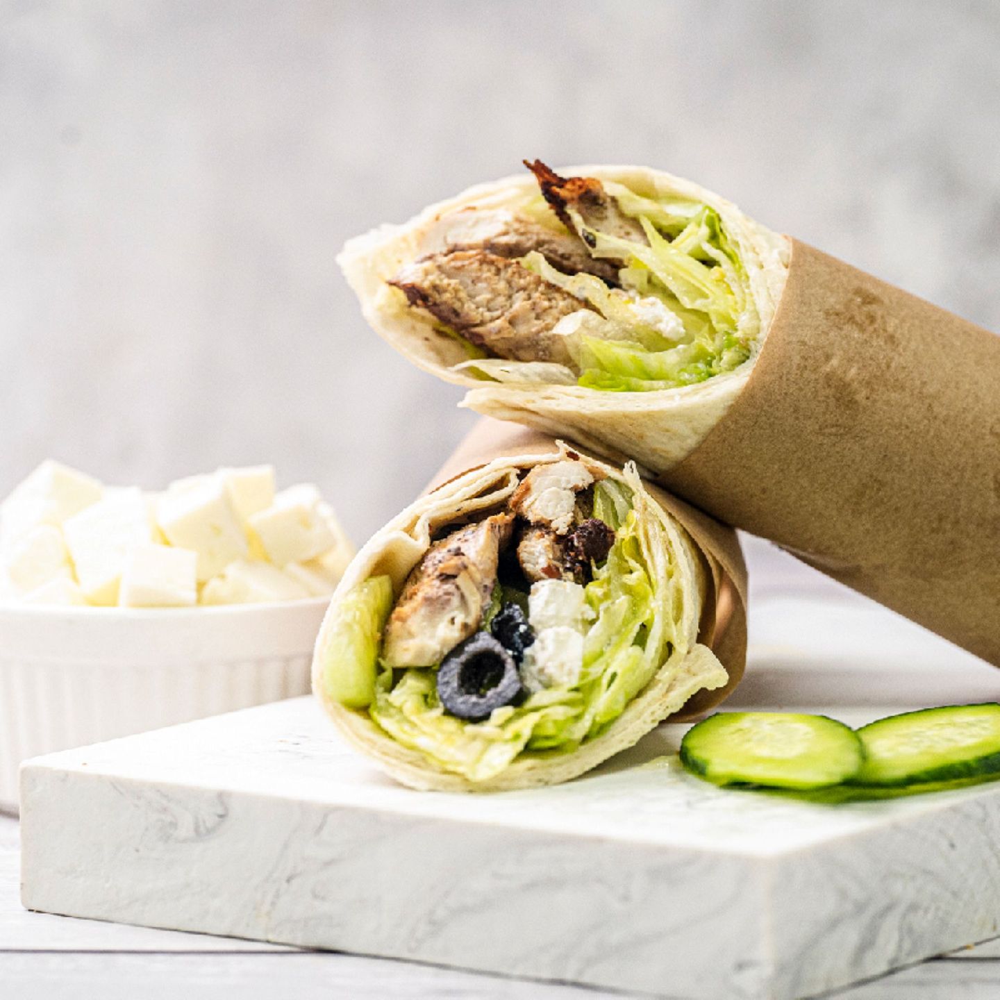 Greek Chicken Wrap