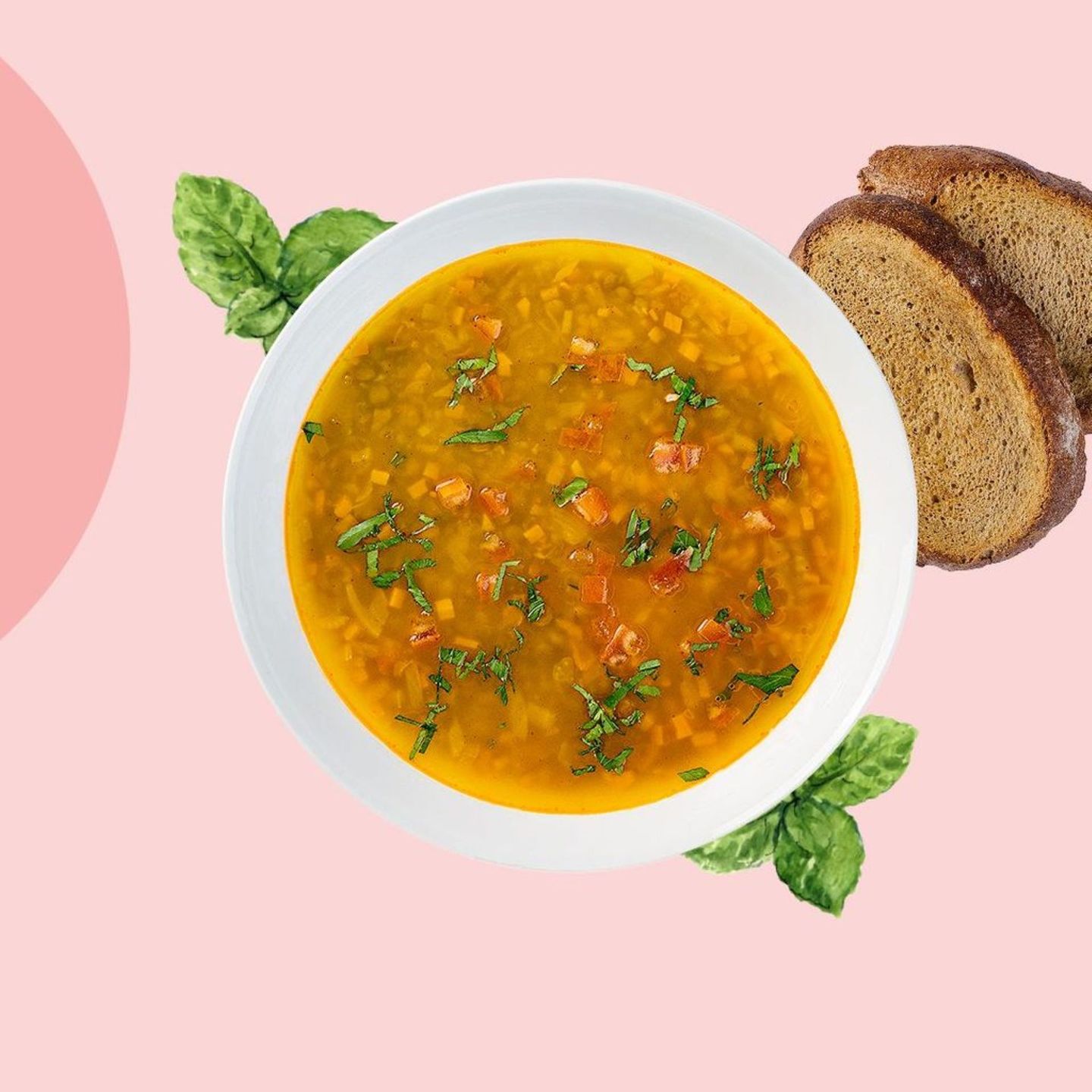 Brown Lentil Soup
