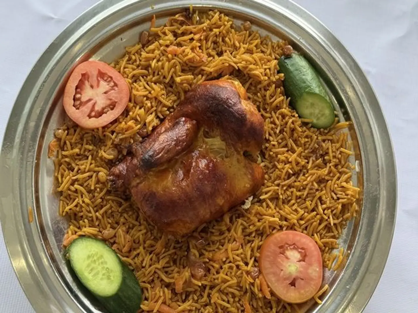 نص دجاج شواية ارز كابلي