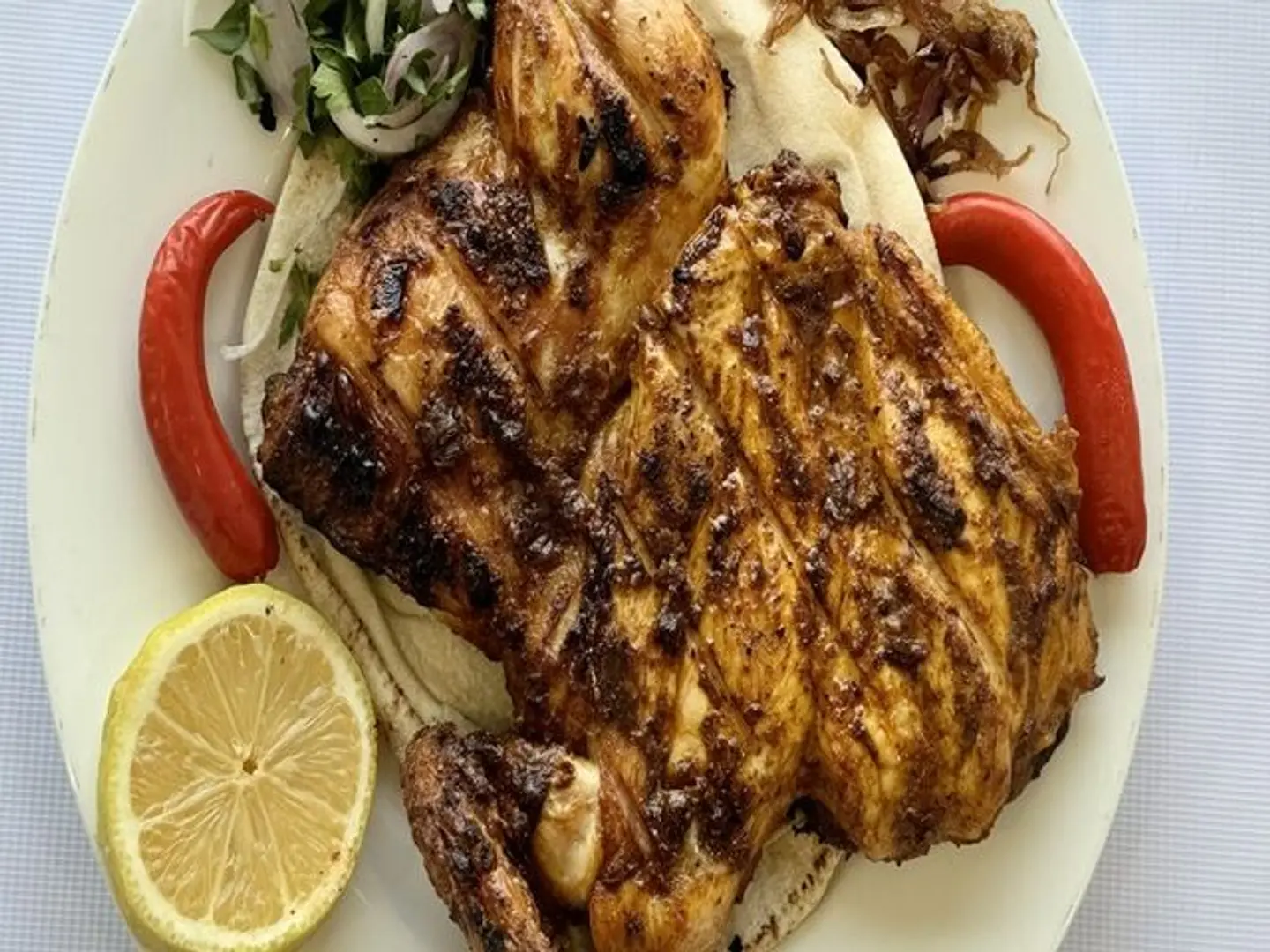 Half A Piece Of Charcoal Chicken