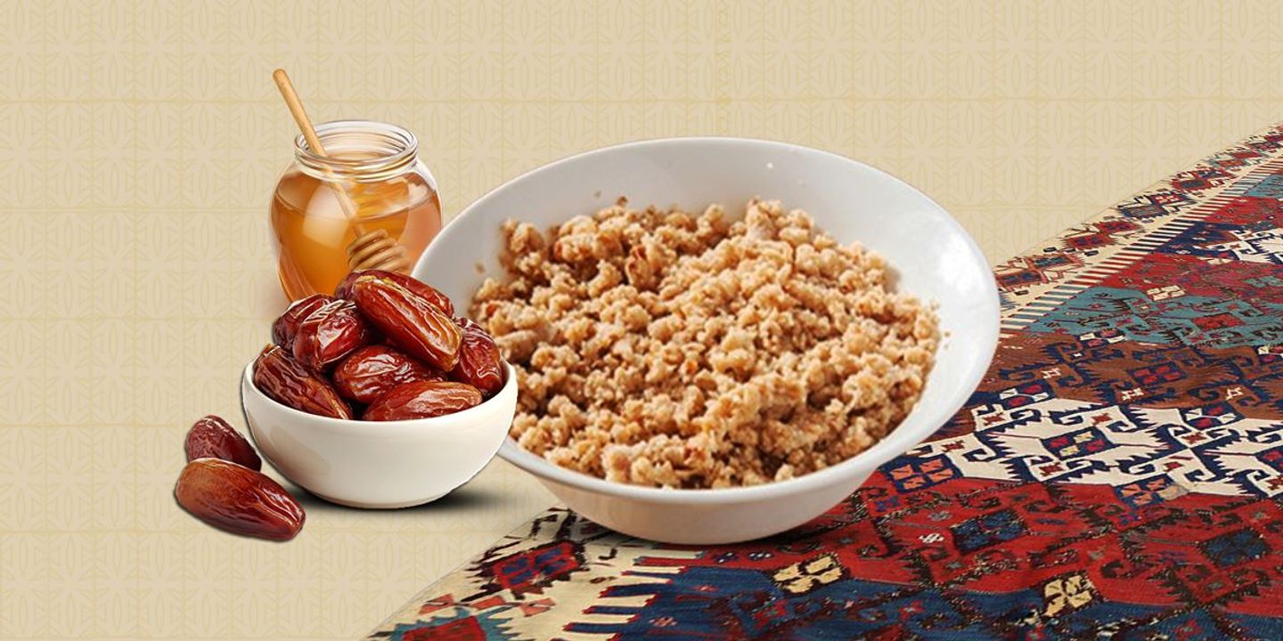 Dates Fattah With Honey