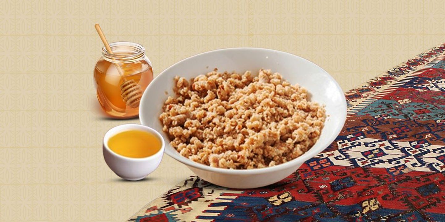 Ghee Fattah With Honey