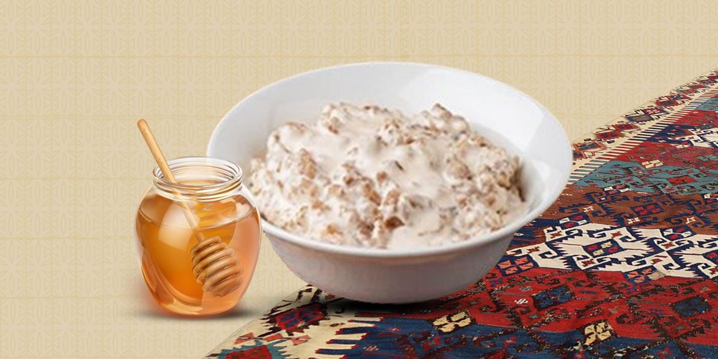 Masoub With Cream And Honey