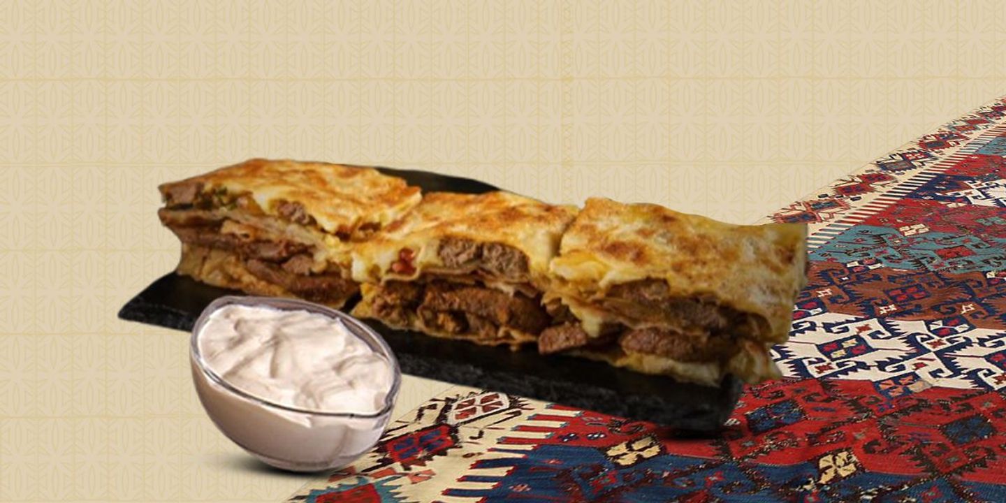 Liver And Creamy Cheese Mutabbaq