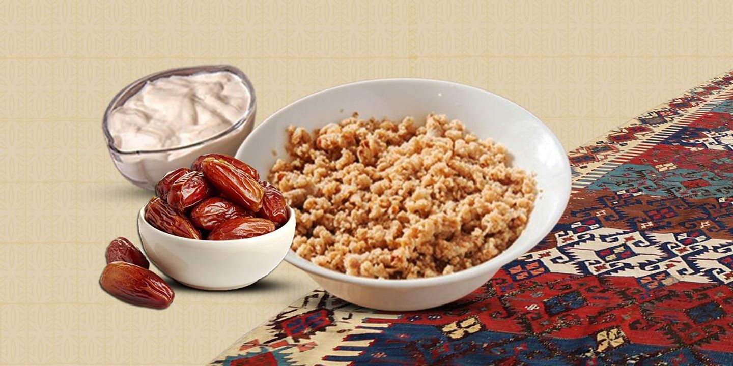 Dates Fattah With Cream