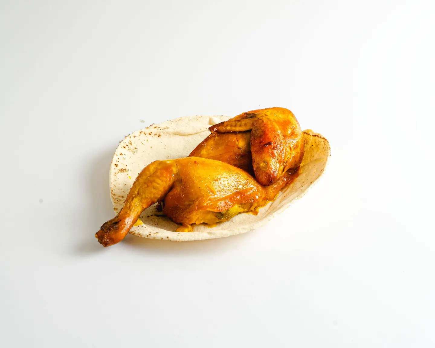 نص دجاج مندي (سادة)
