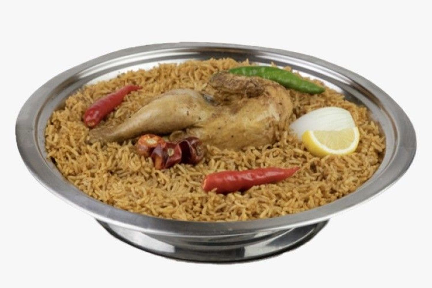 نص دجاج مضغوط حراق
