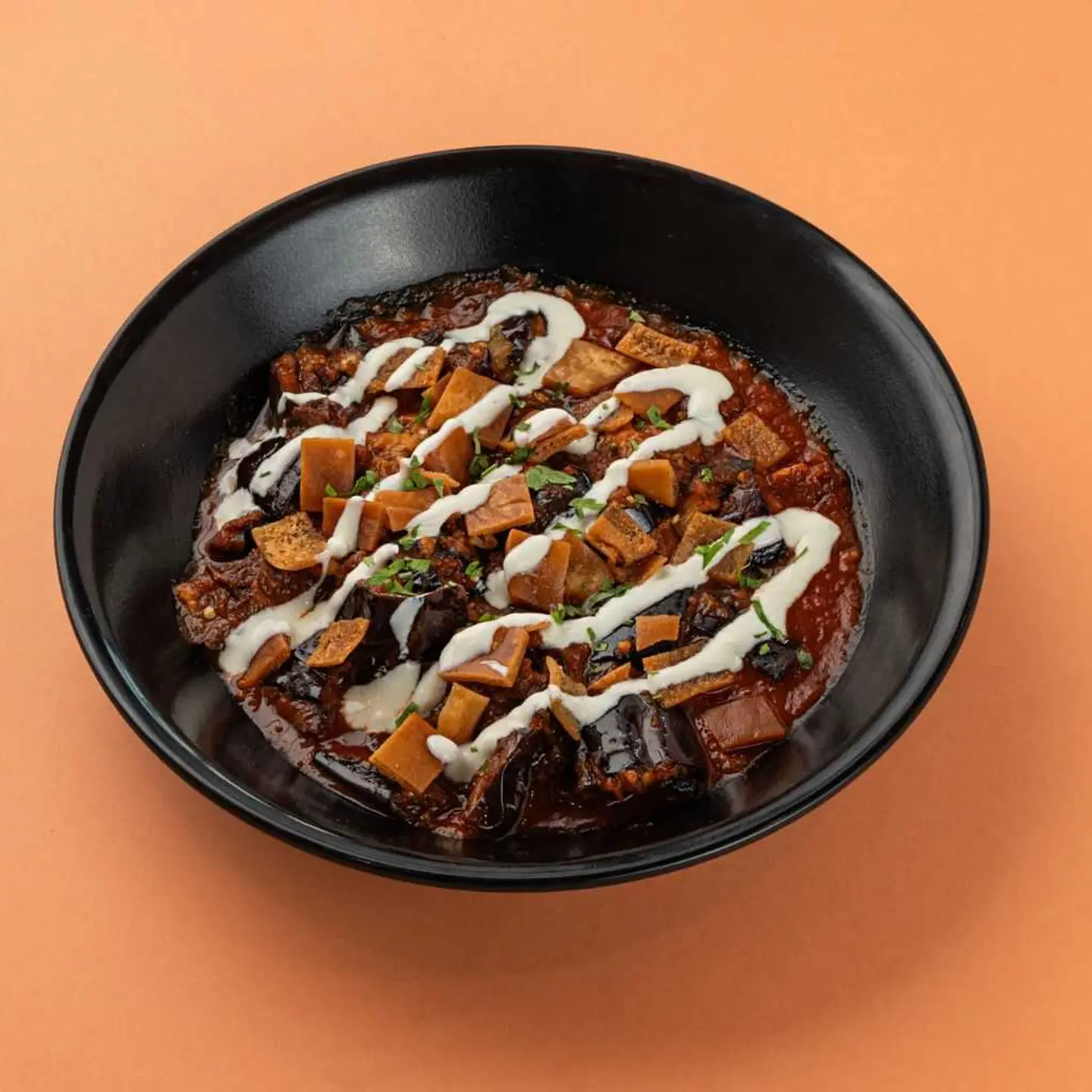 فتة باذنجان