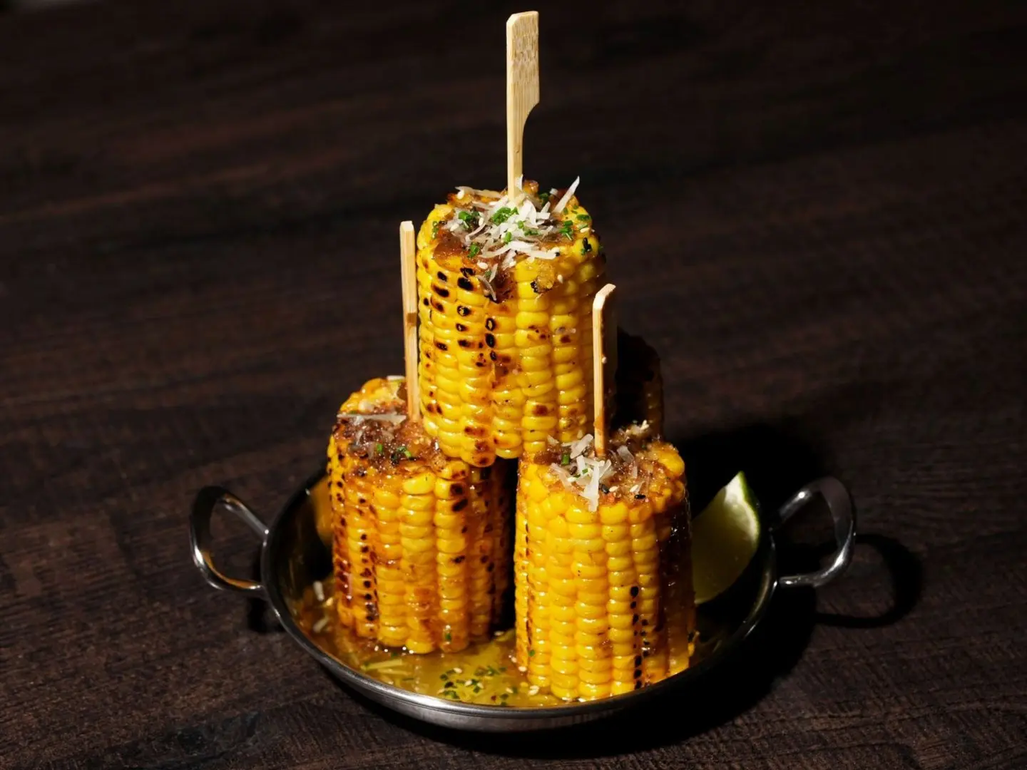 الذرة المشوية