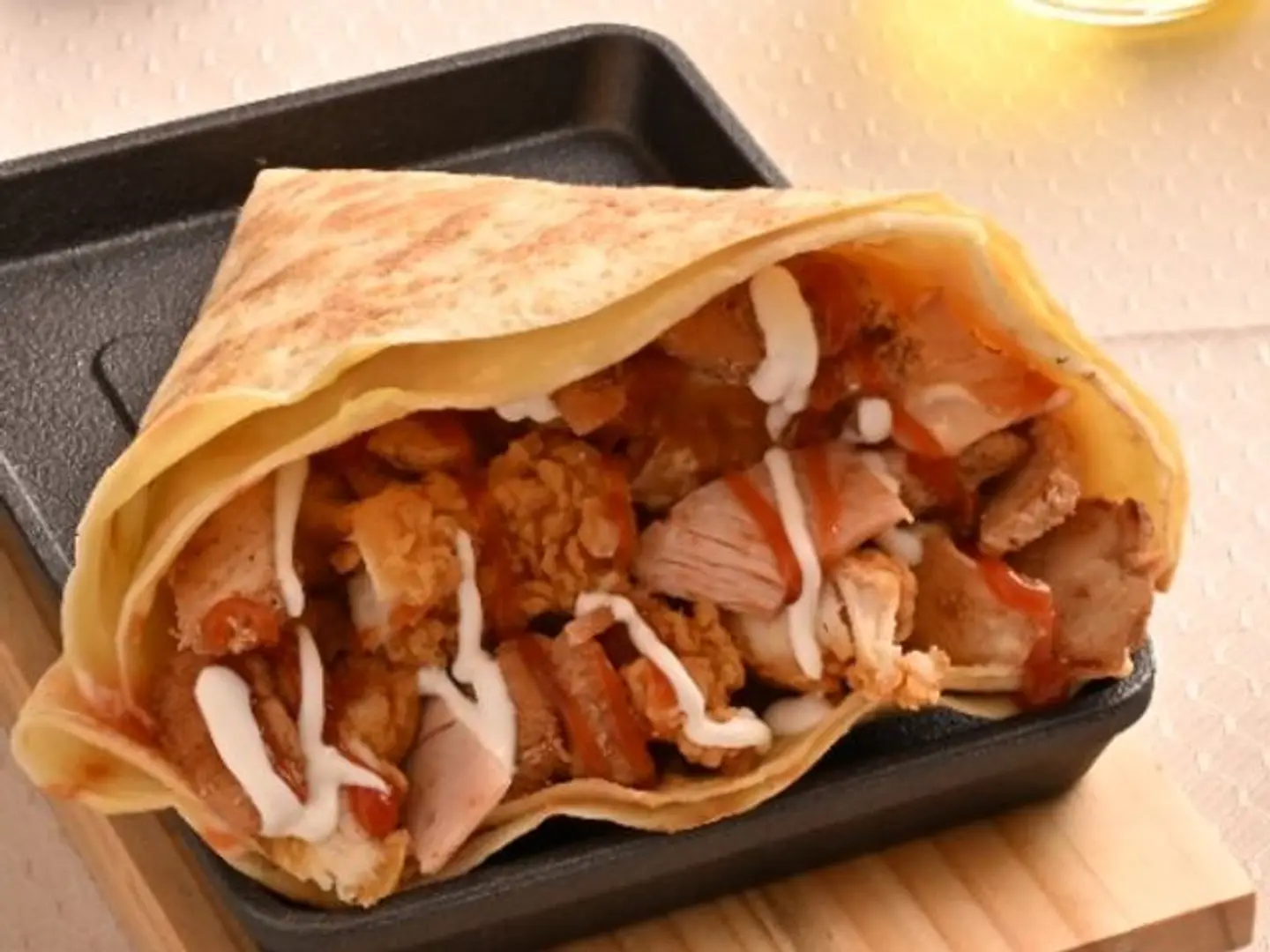 Mixed Chicken Crepe