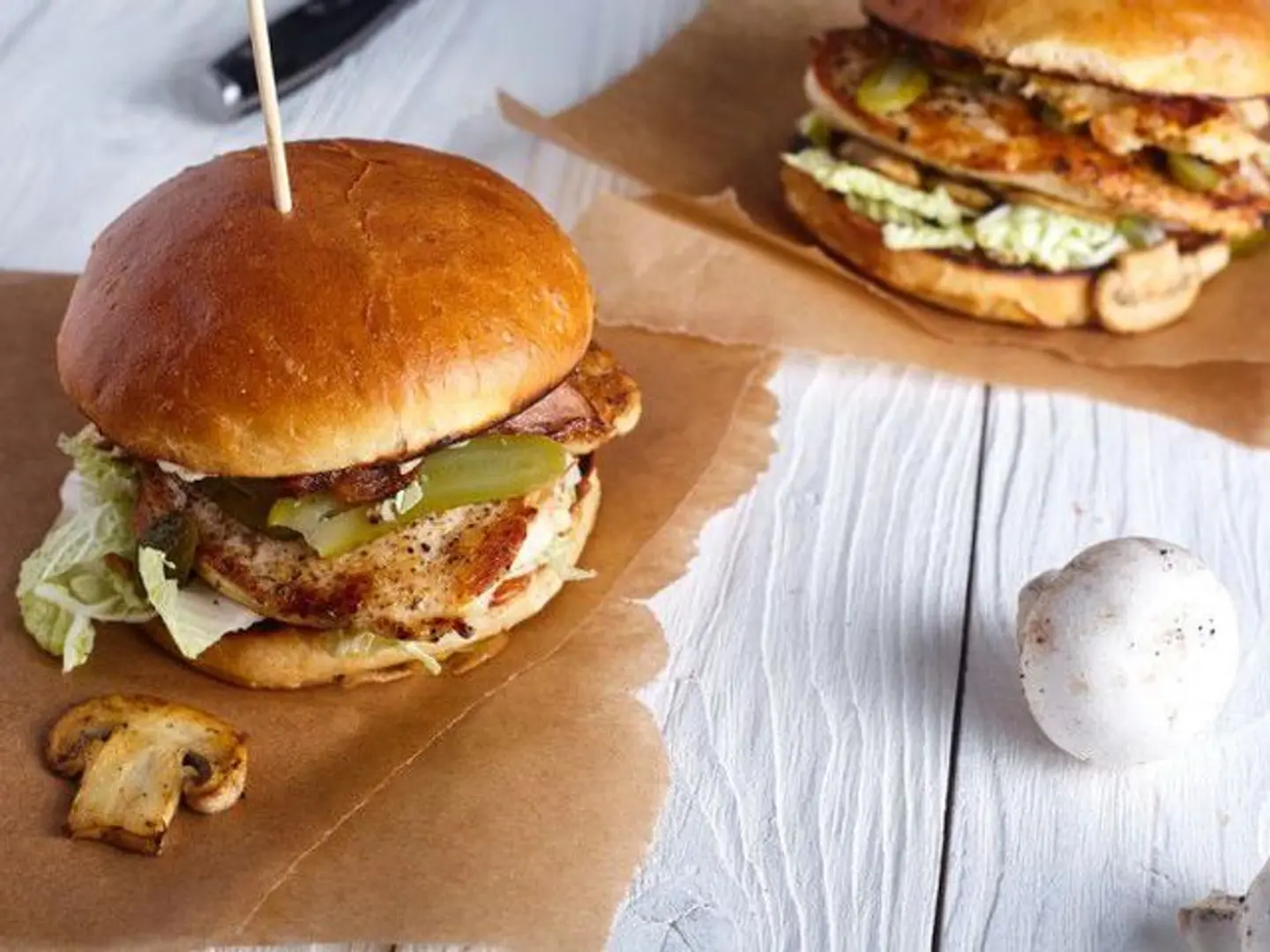 Grilled Chicken Sandwich Burger
