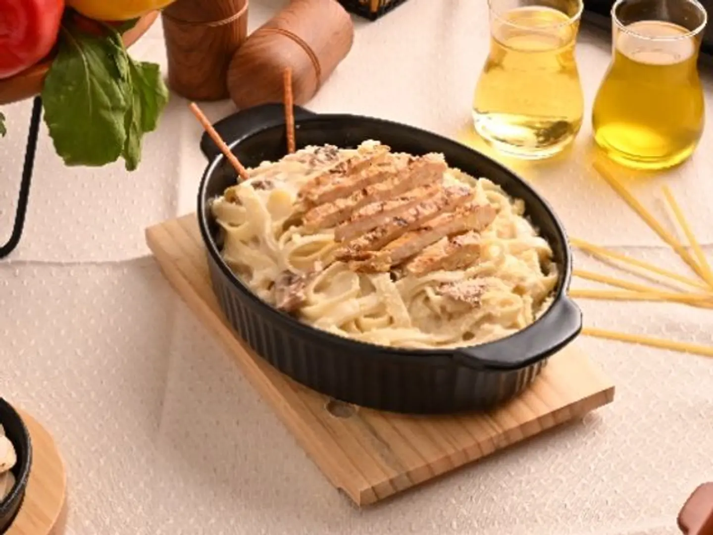 Chicken Penna Alfredo