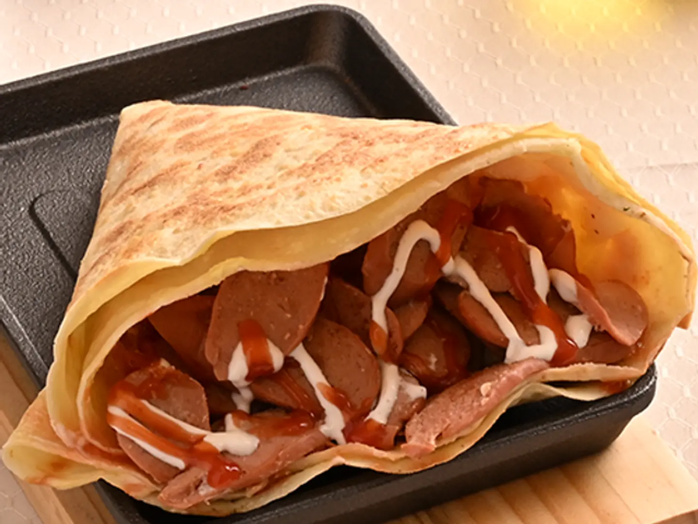 Hot Dog Crepe
