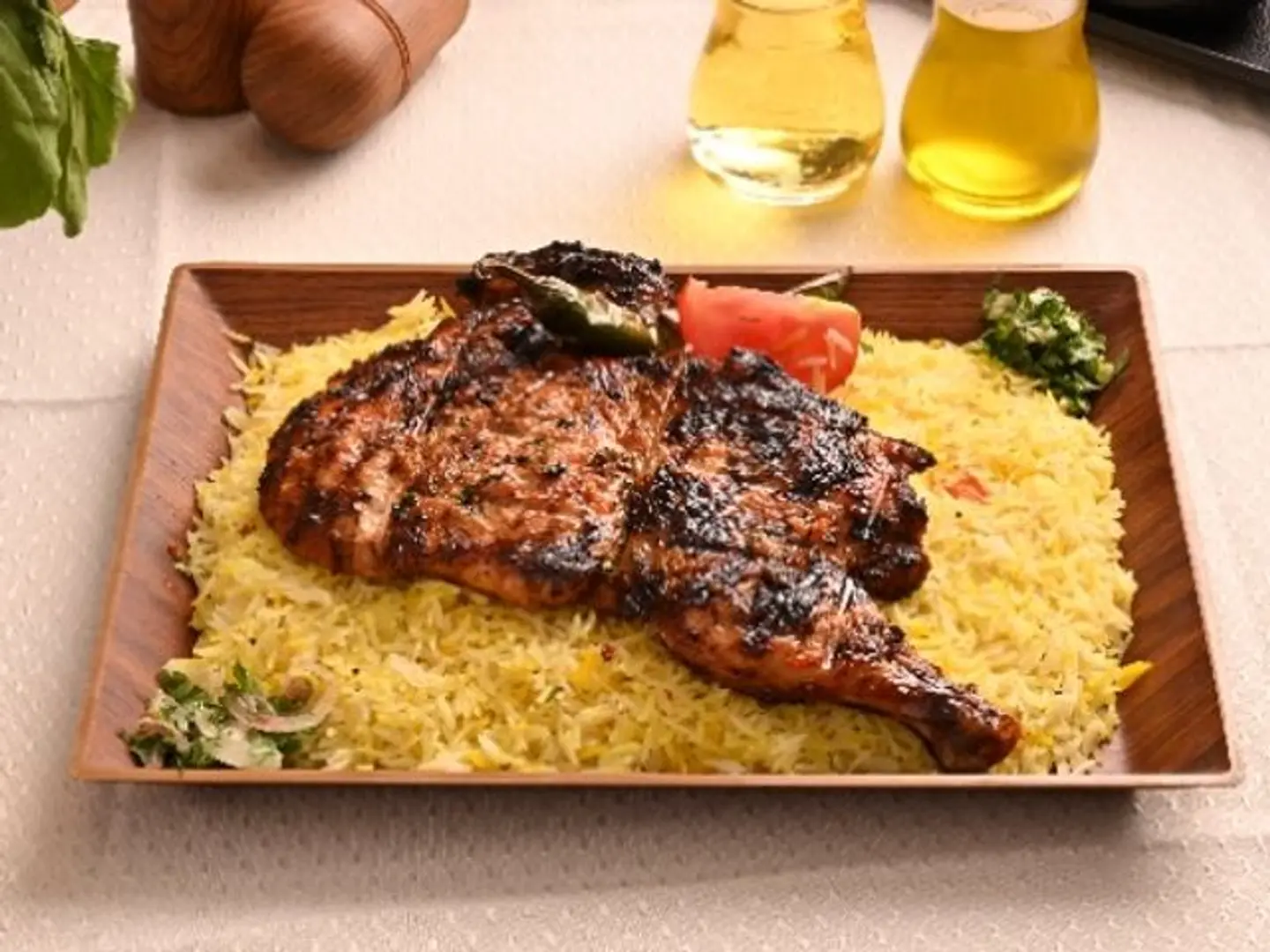 Half Charcoal Chicken Meal