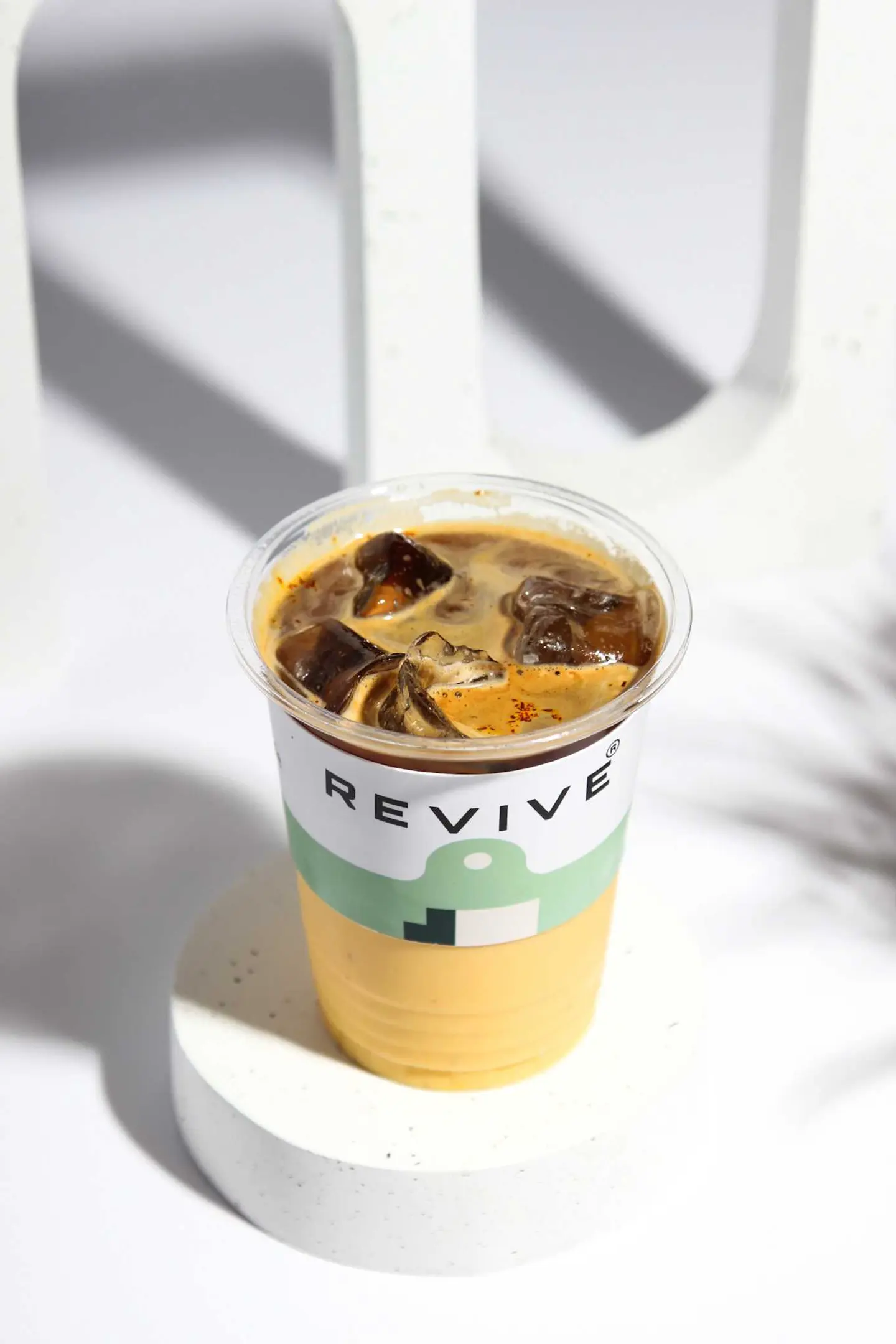 Iced Saffron Latte