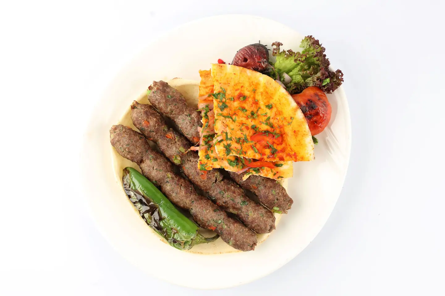 R Kabab Meat / (1) Person (3) Skewers