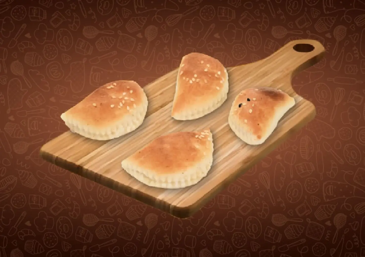 سمبوسك هلال لحم