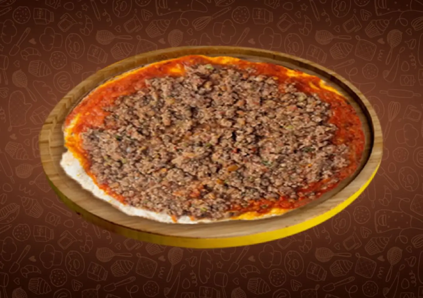 مناقيش لحم مع صوص