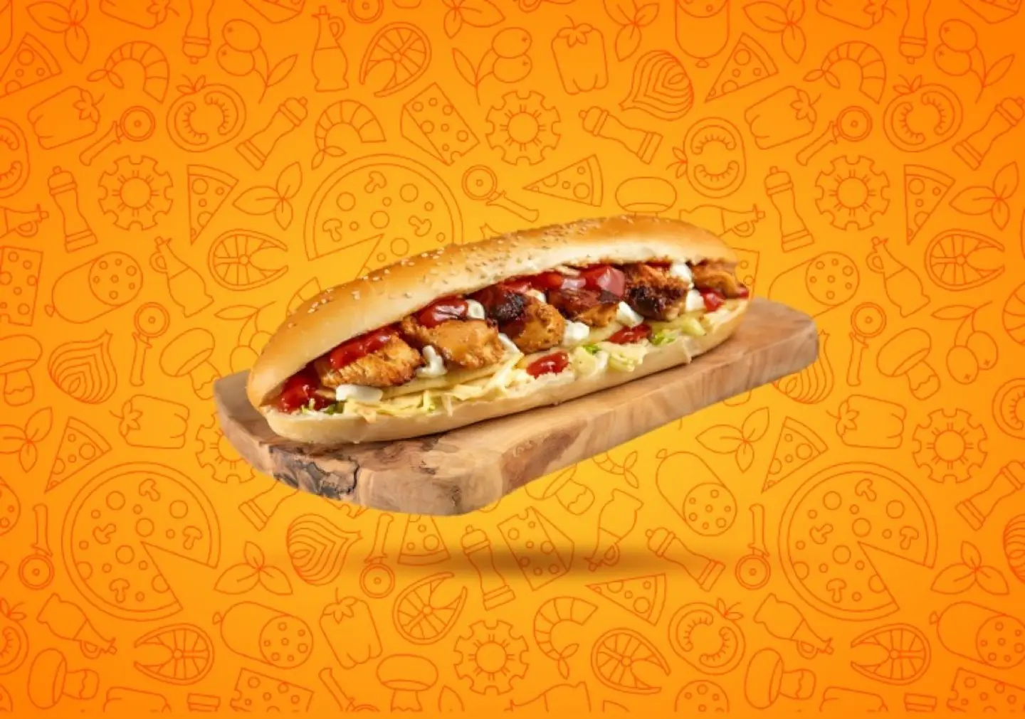 ساندوتش دجاج مسحب مشوي على الفحم