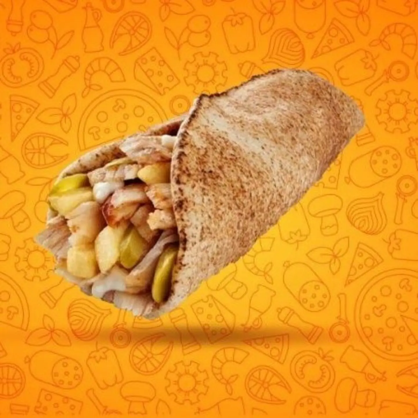 ساندوتش شاورما دجاج