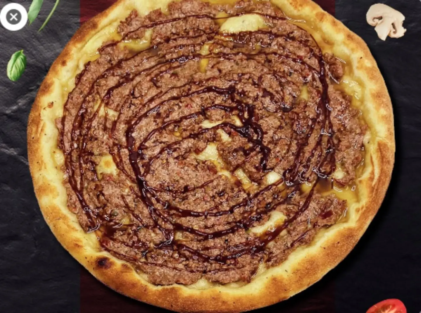 مناقيش لحم مع دبس رمان