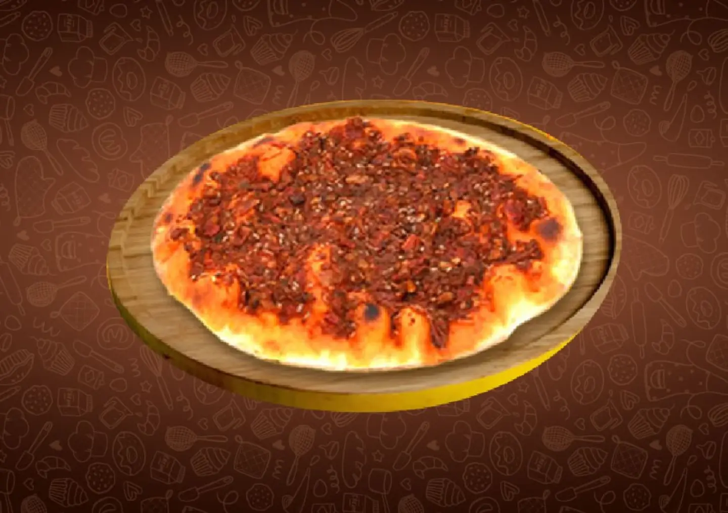 مناقيش محمرة