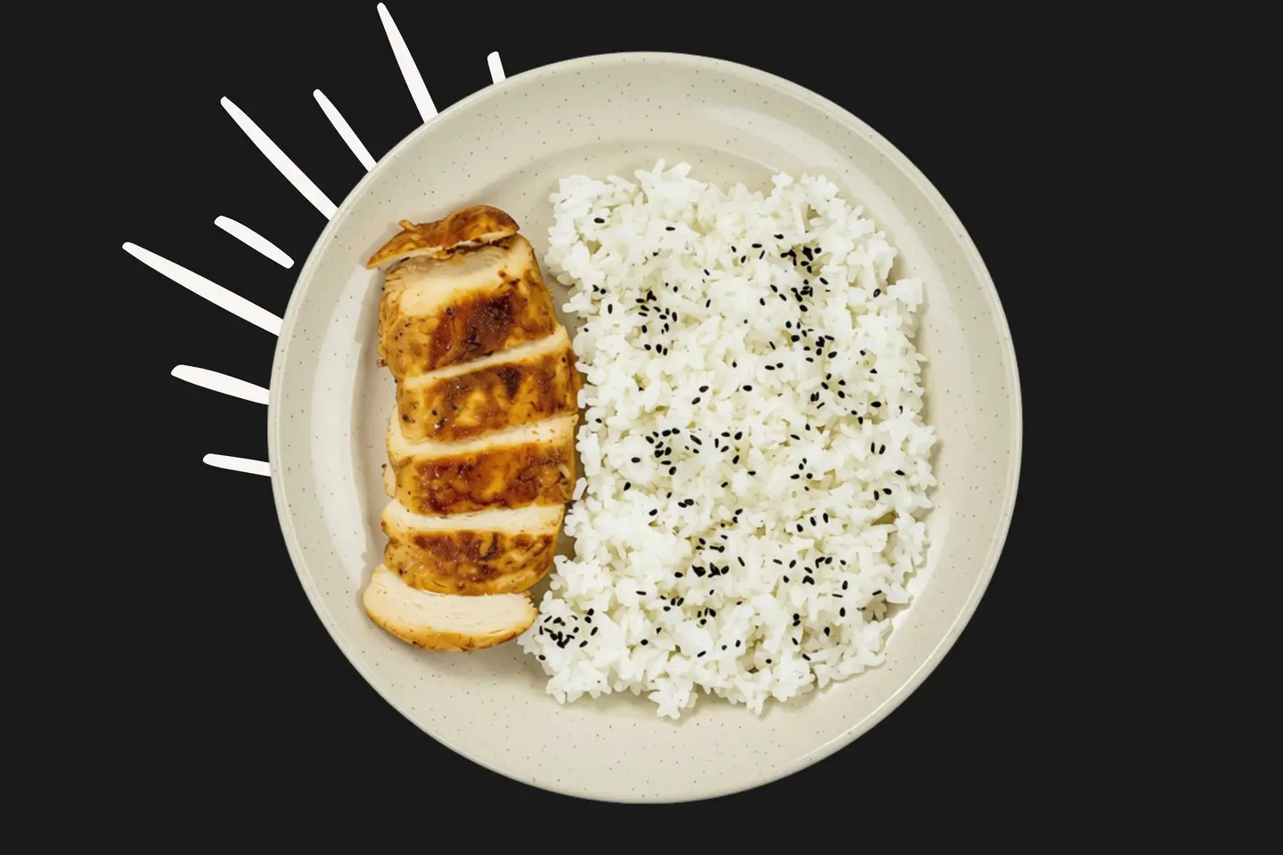 Grilled Chicken Breast With Rice