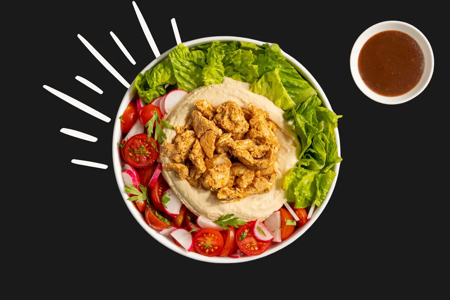 Shawarma Hummus Bowl