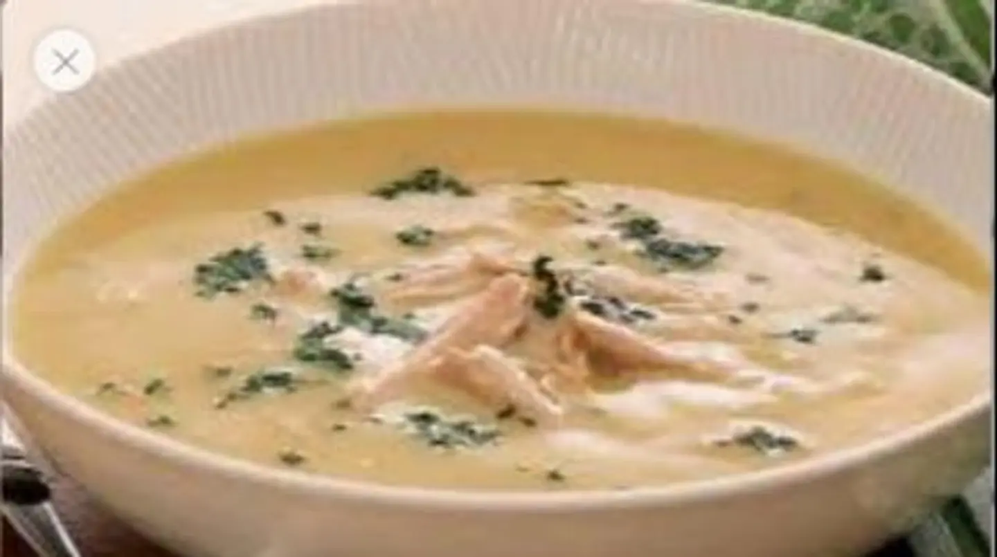 شوربة كريمة الدجاج