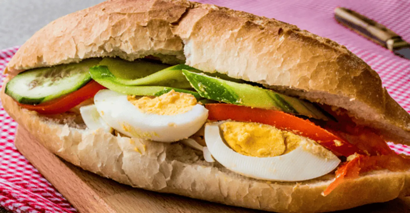 Boiled Egg Sandwich