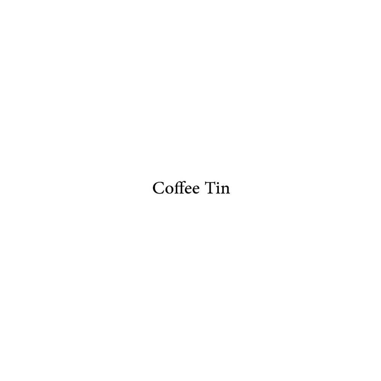 Coffee Tin