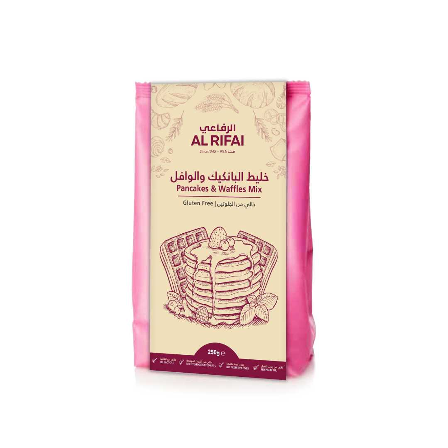 خليط وافل وبانكيك 250ج