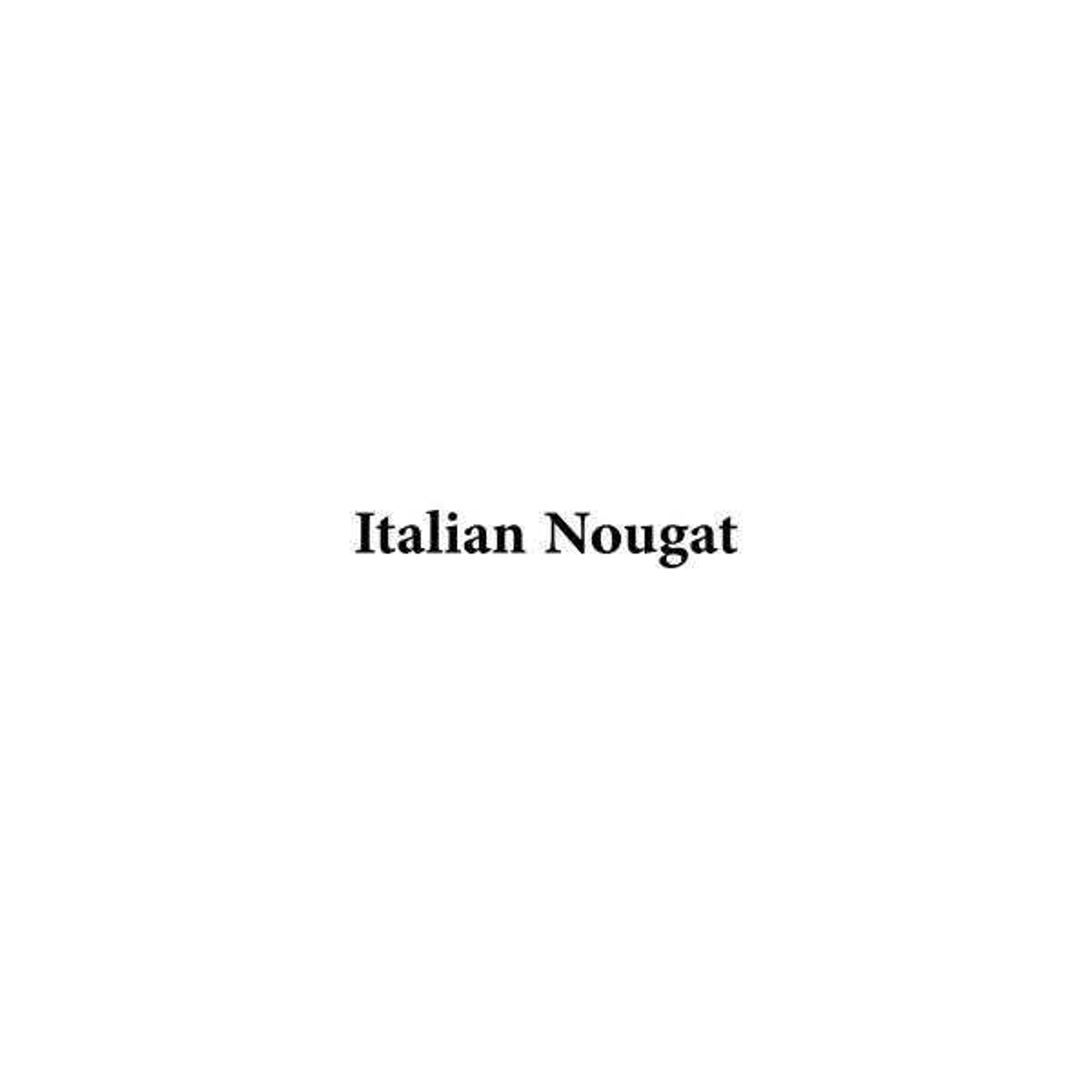 Italian Nougat