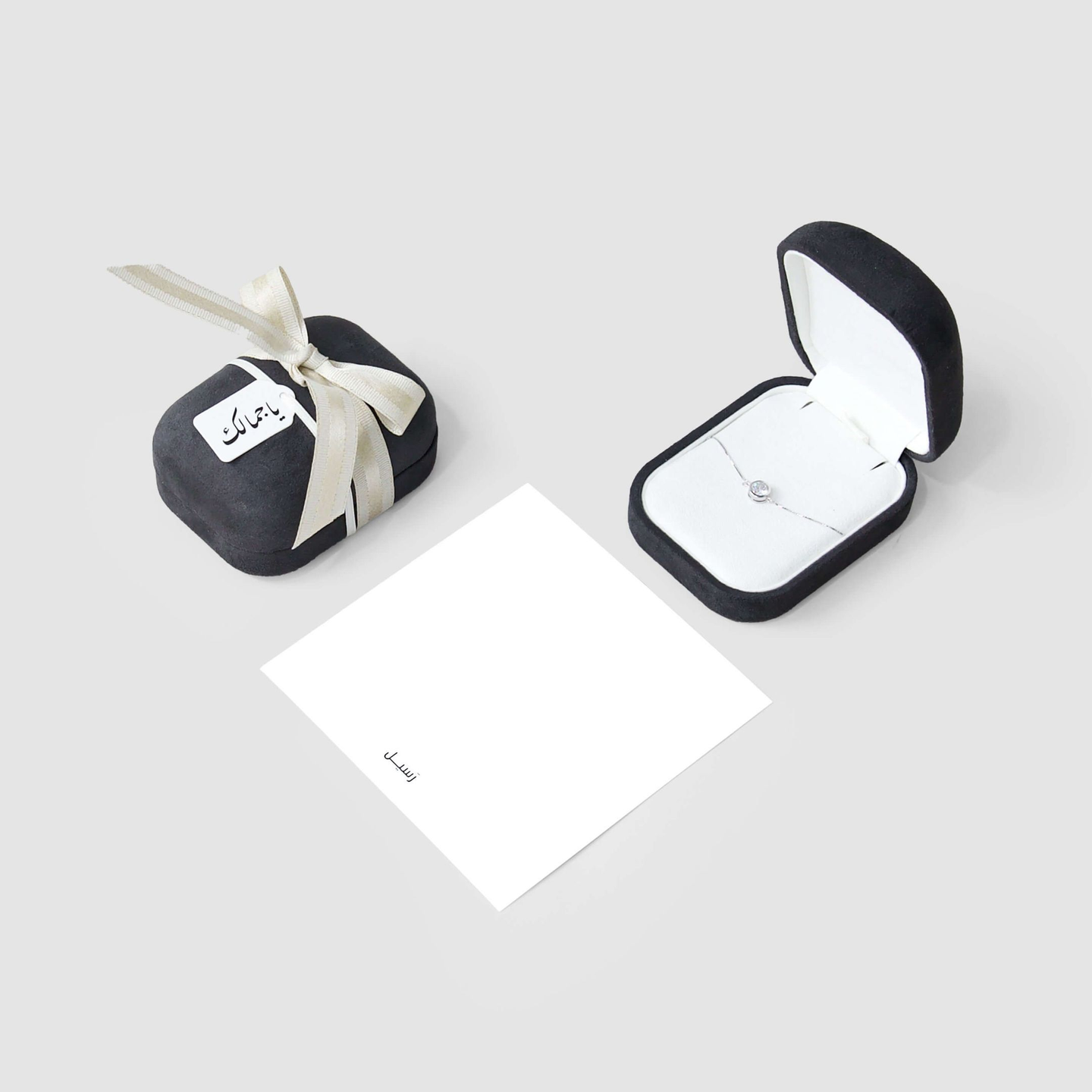 هدية اسوارة فضة وكرستال دائرية