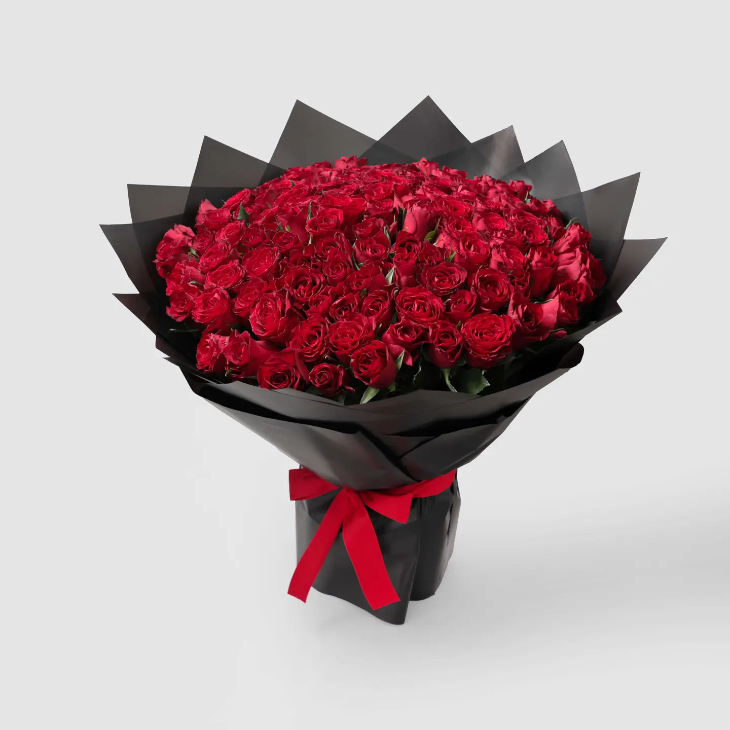 Bouquet 100 Red Rose Stems