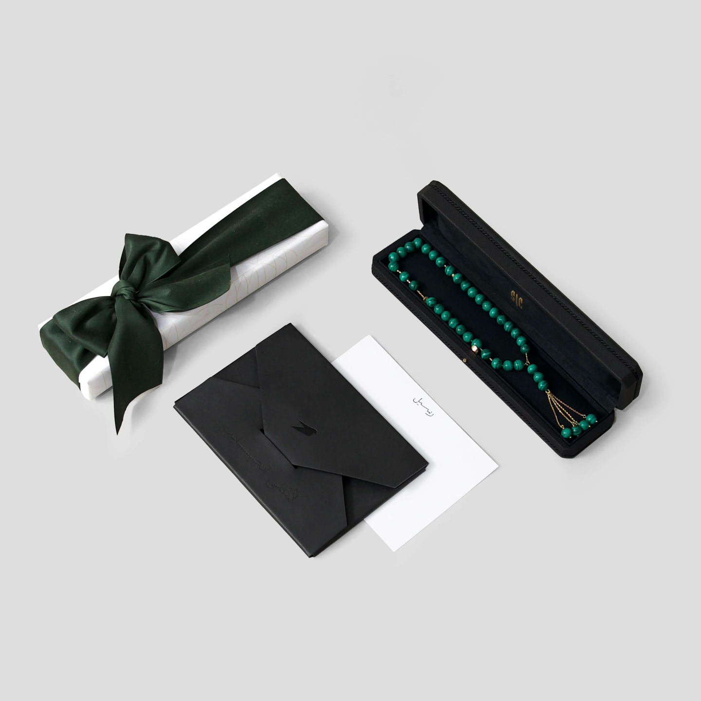 Green Gemstone Rosary Gift