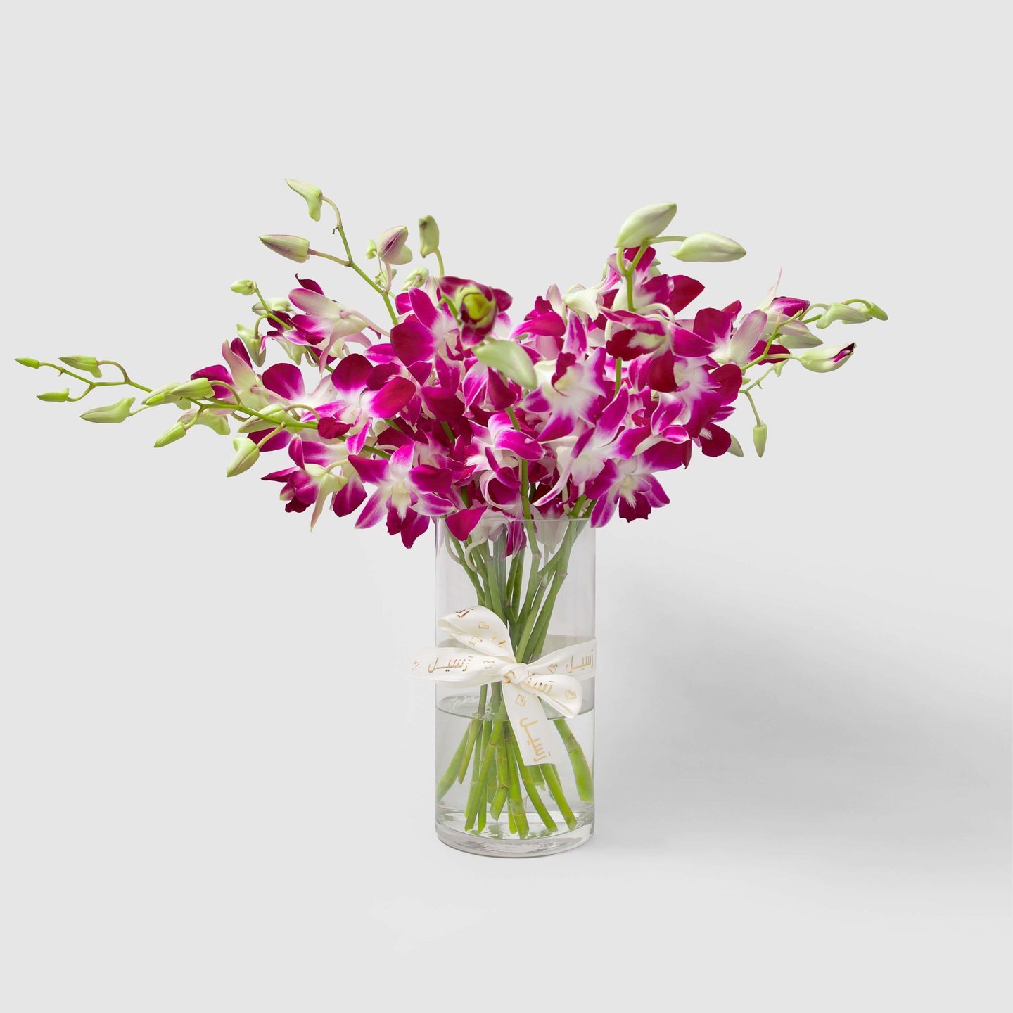 Vase Of Purple Orchid Roses