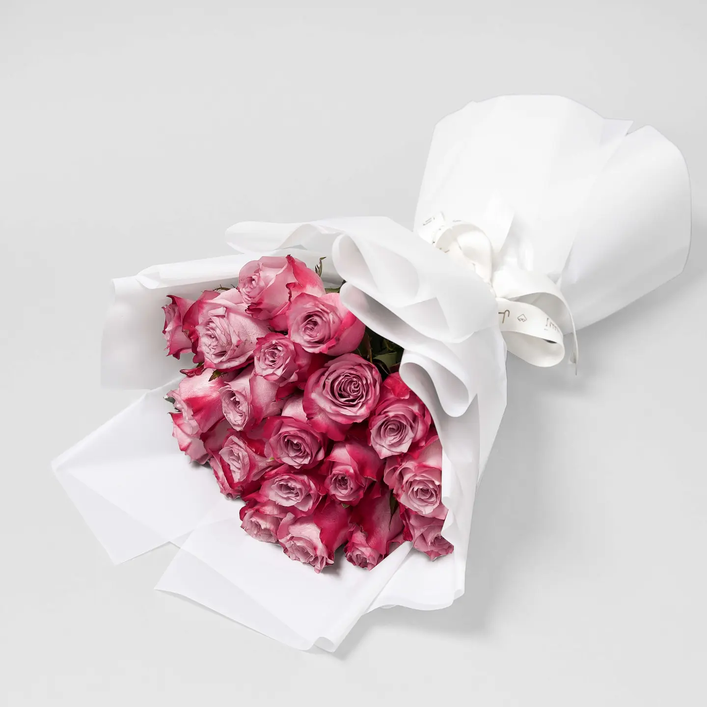 Bouquet 20 Warm Shades Rose Stems Raseel