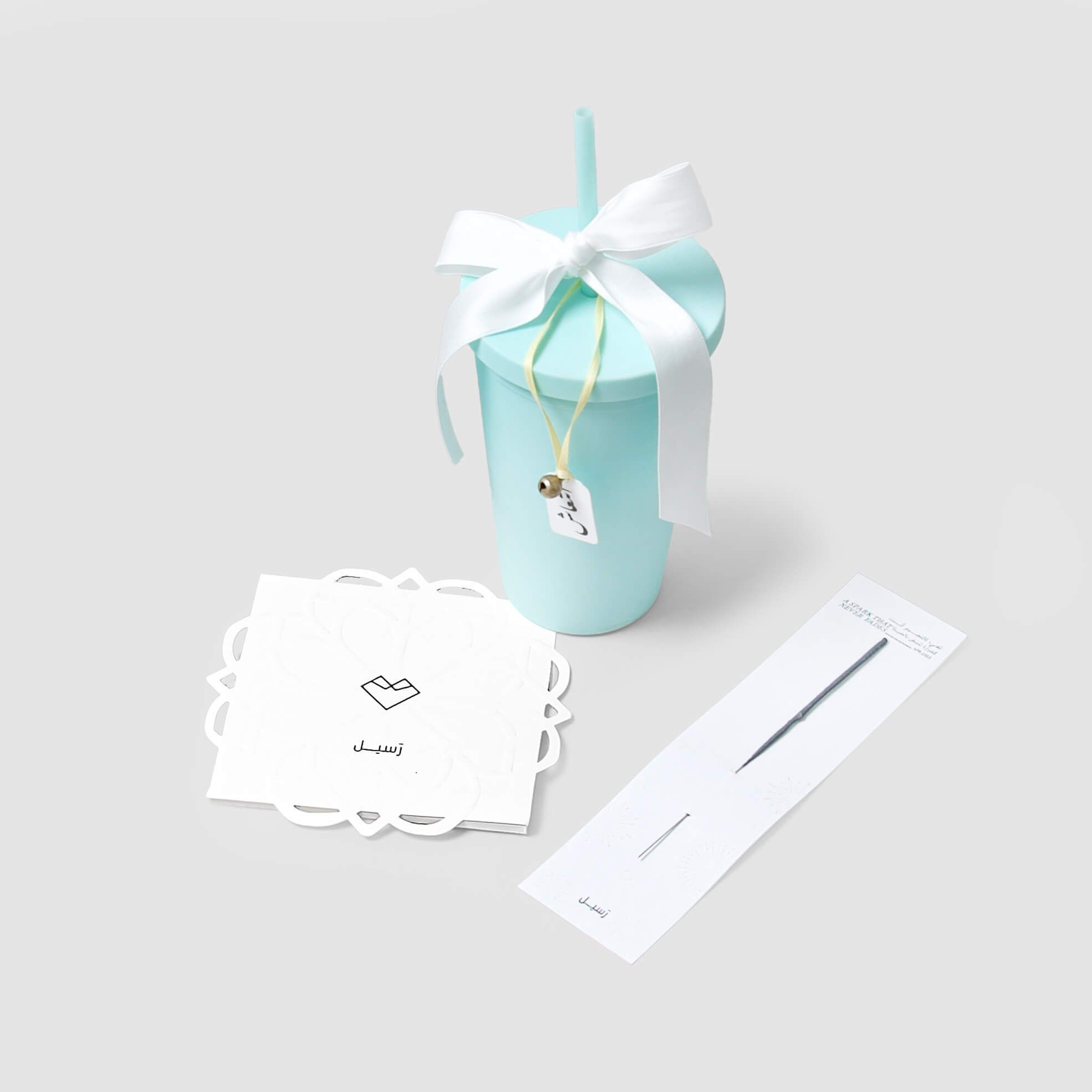 Gift Mug With Personalized Straw