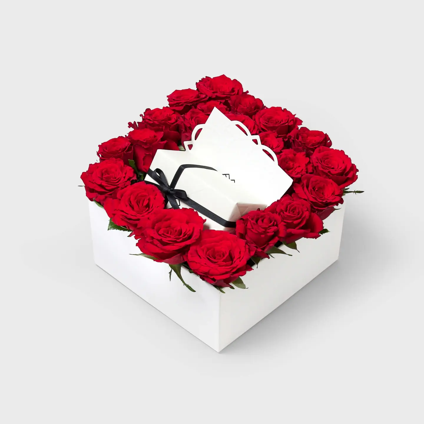 Rose Box 20 Red Rose Stems
