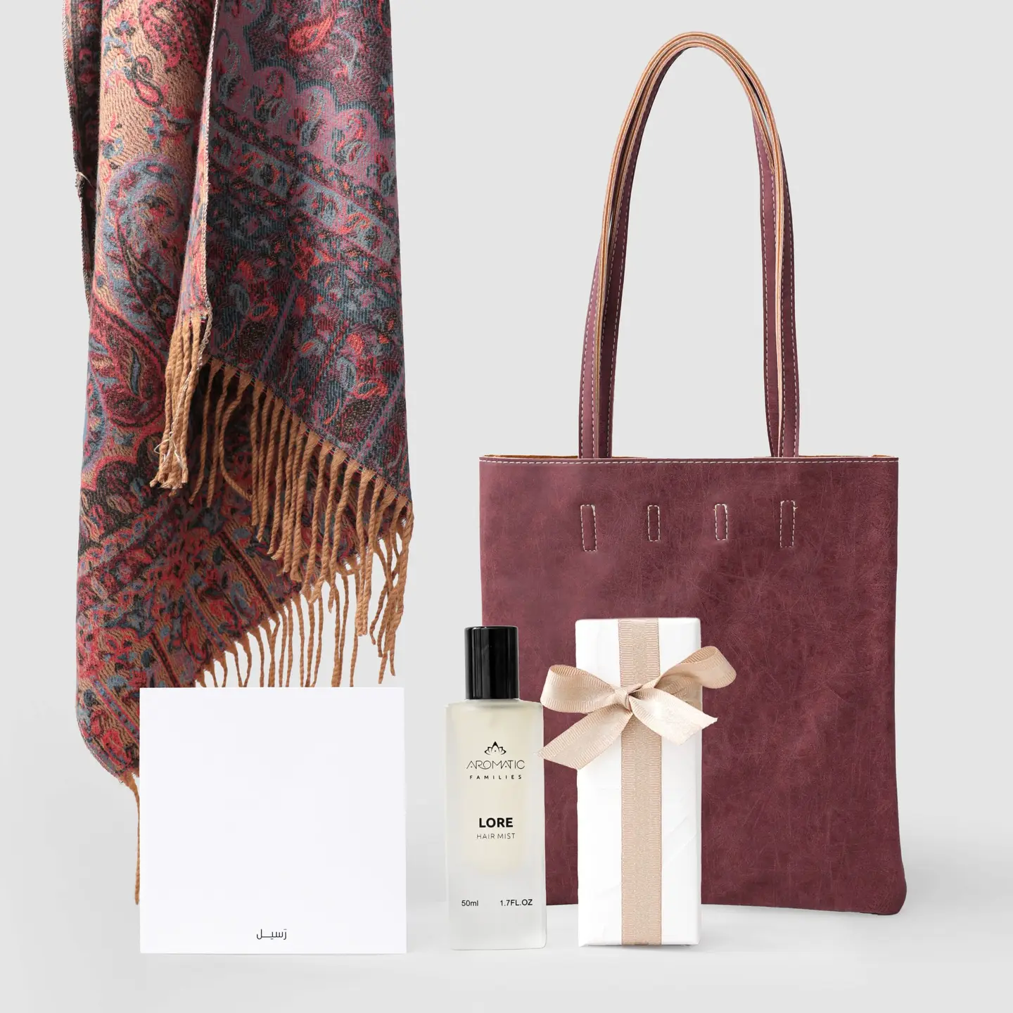 هدية شال الكشميري وحقيبة