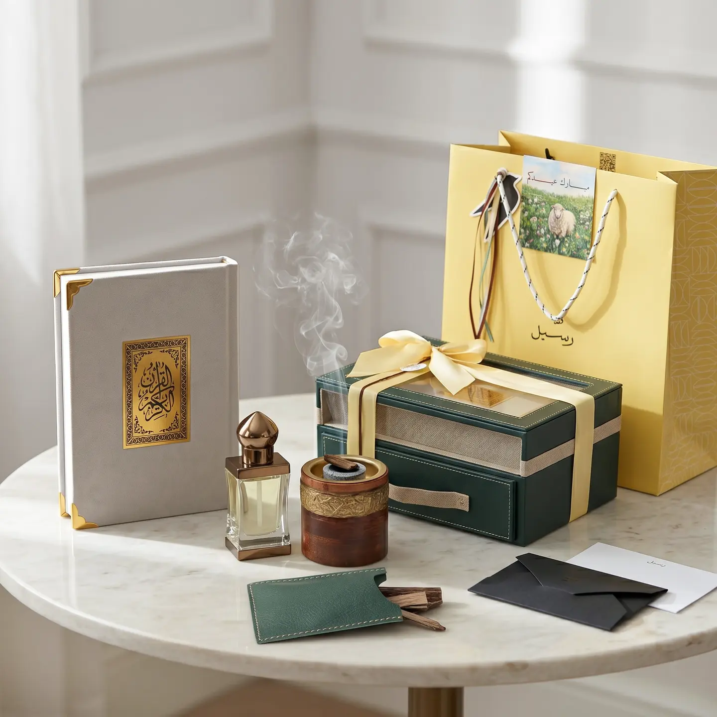 Al Tamayuz Olive Green Gift From Nasaim Store Eid Al Adha 2026