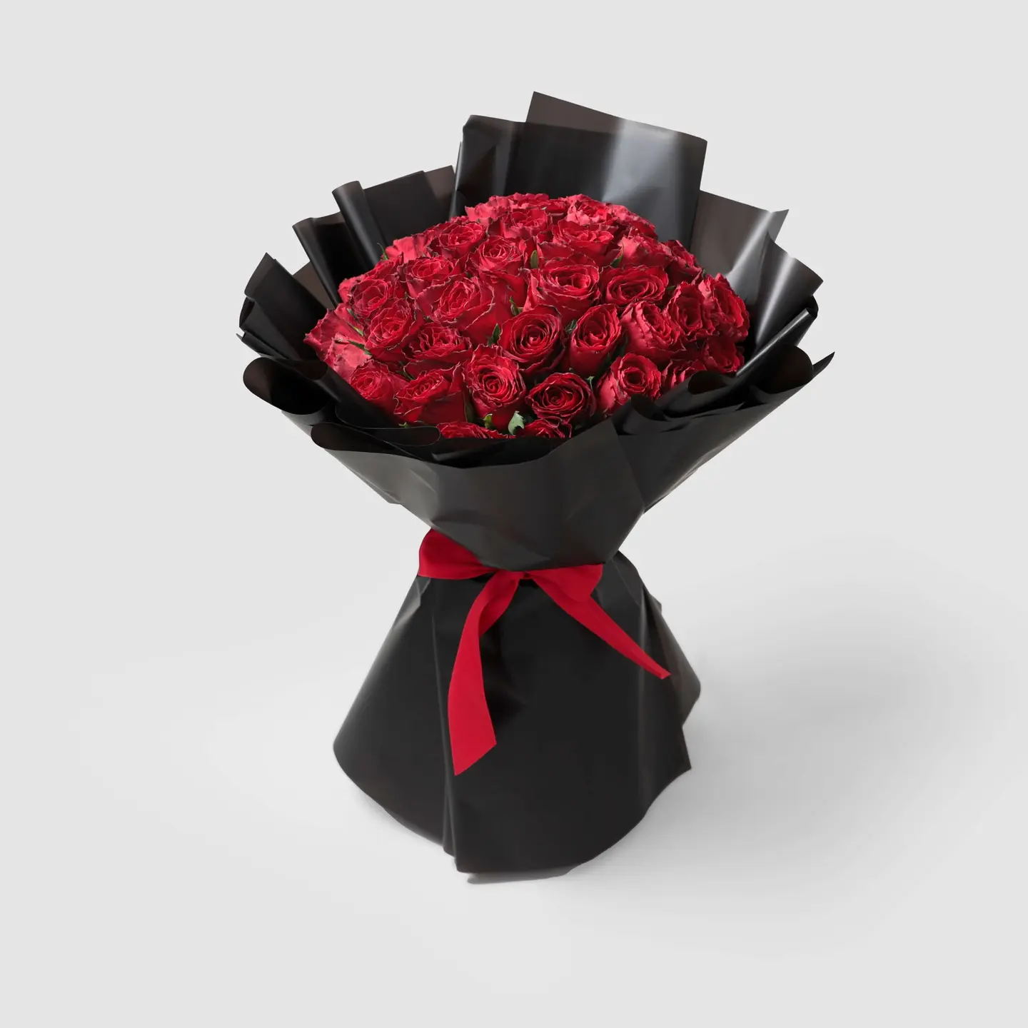 Bouquet 50 Red Rose Stems