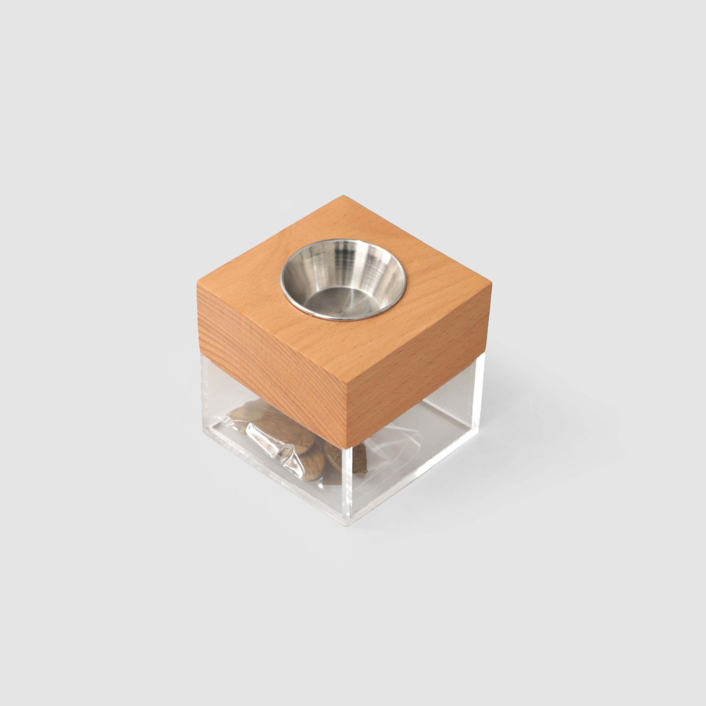 Square Wooden Incense Burner