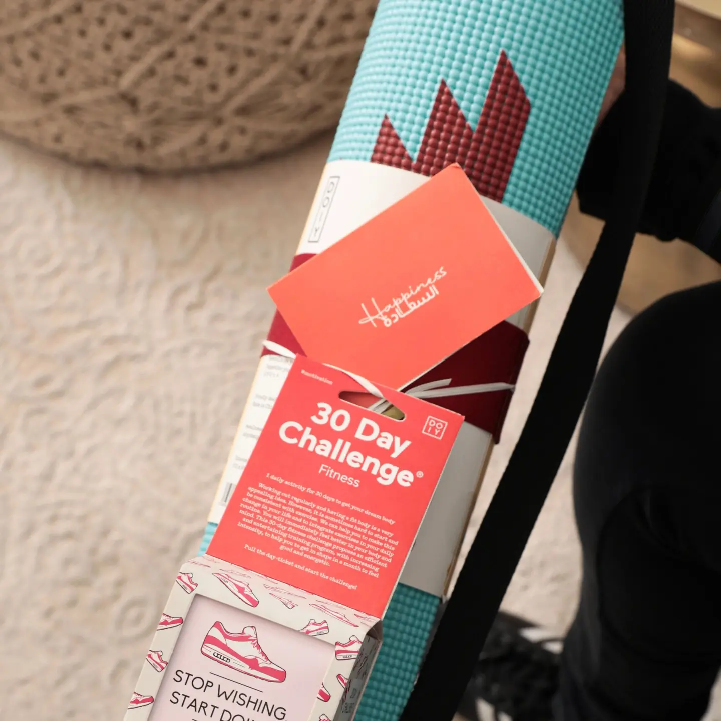 Yoga Mat Gift, 30 Day Fitness Challenge