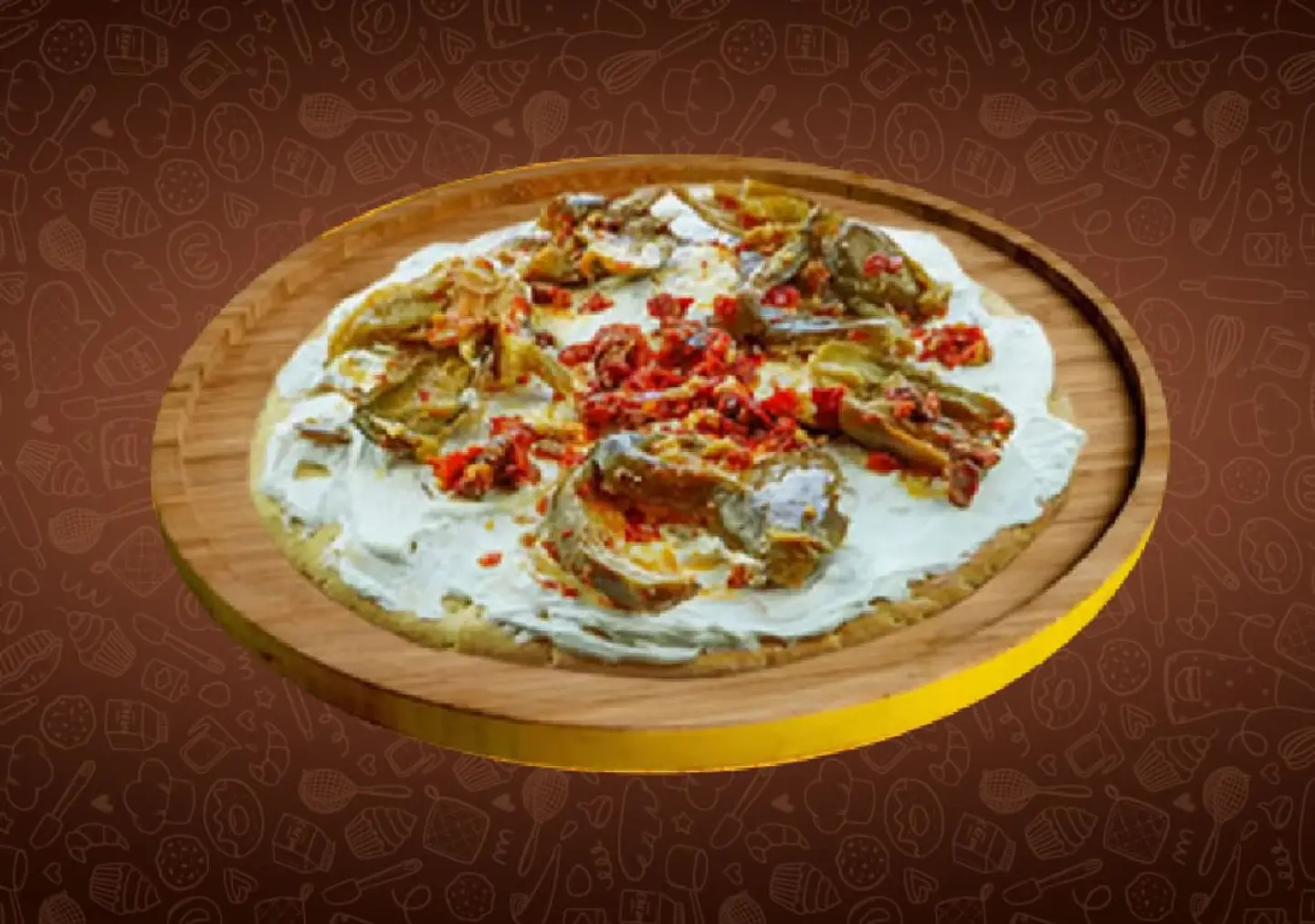 Makdous Cheese Manakeesh