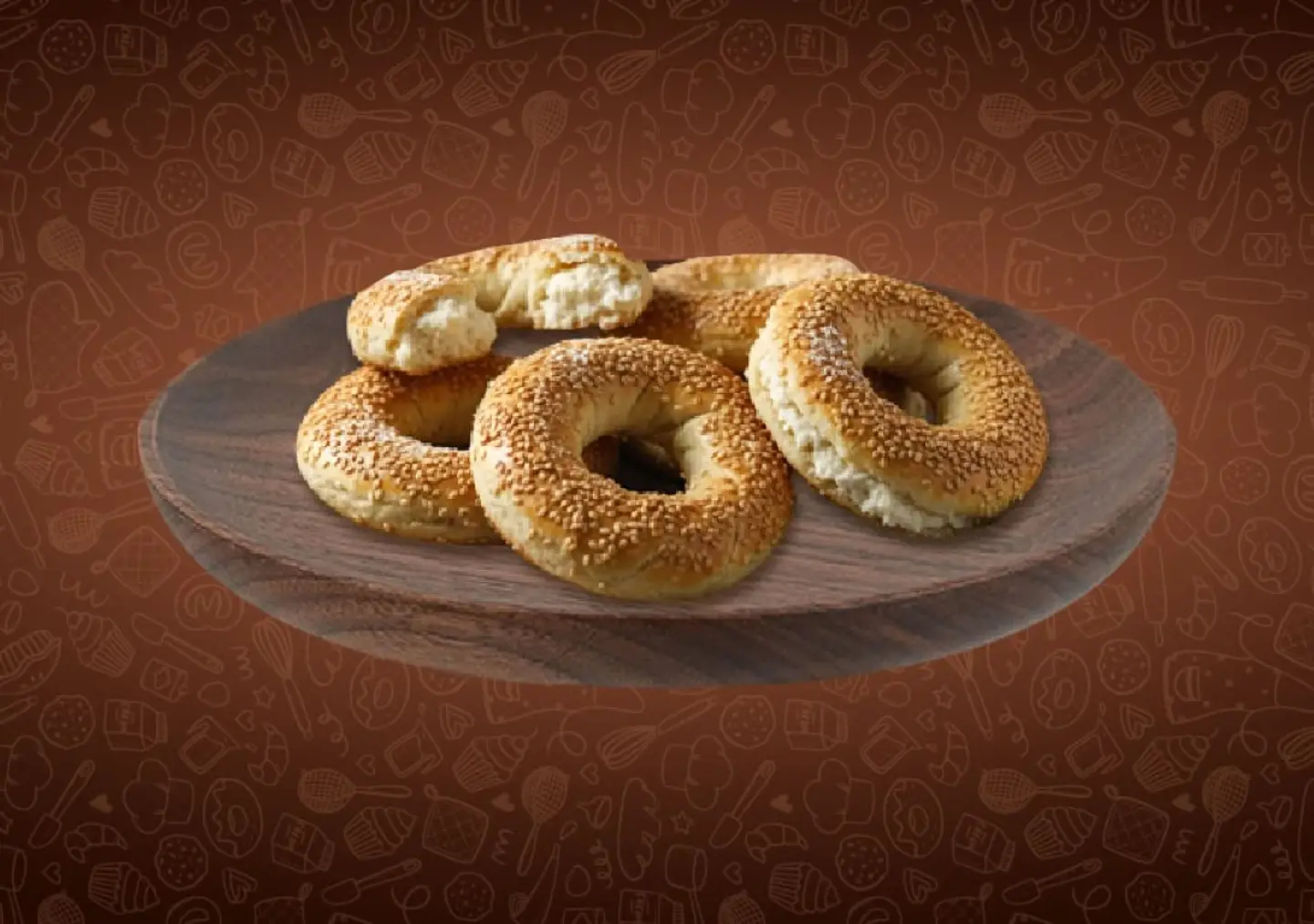 Small Cake Filled With Halva