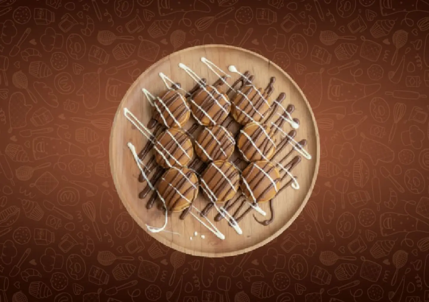 Small Cake Filled With Chocolate