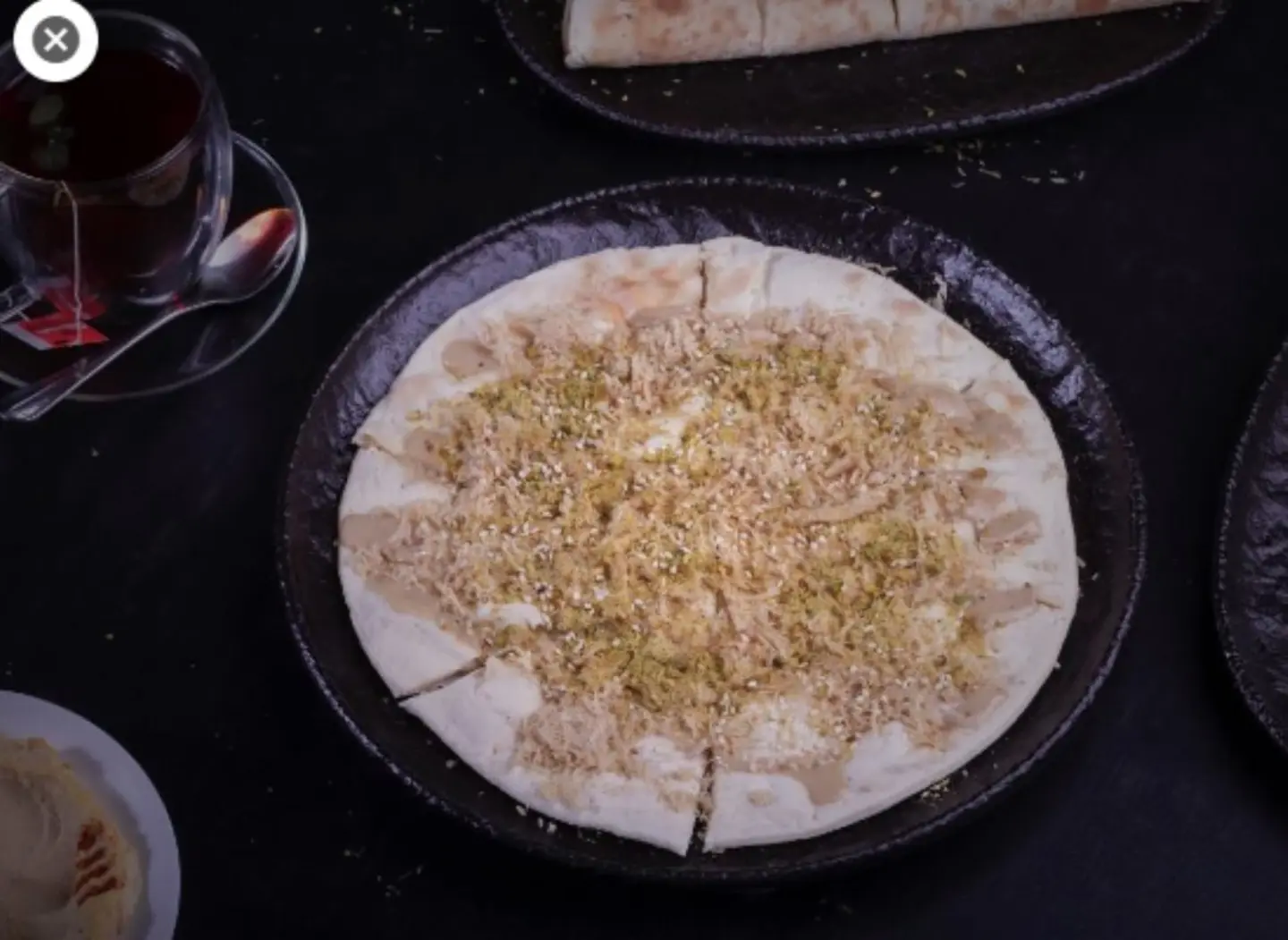 Manakish Halawa Tahini